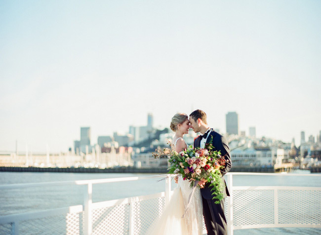 Everything You Need To Know About Boat Weddings | Wedding aboard a Hornblower Cruise in San Francisco