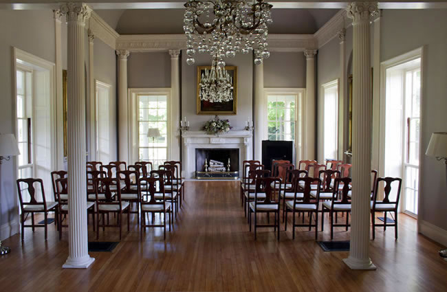 Wedding Ceremony at Lyman Estate Massachusetts