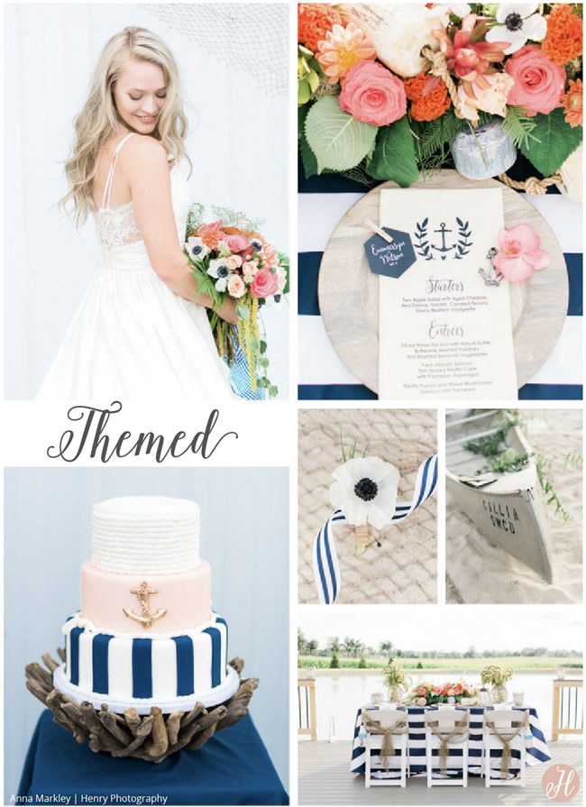 Nautical Wedding Style Inspiration Board