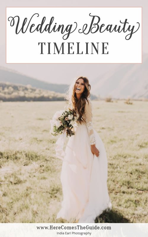 Wedding Beauty Timeline