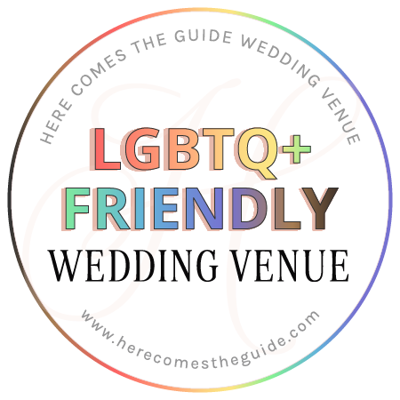 Here Comes The Guide LGBTQ+ Friendly Wedding Venue badge
